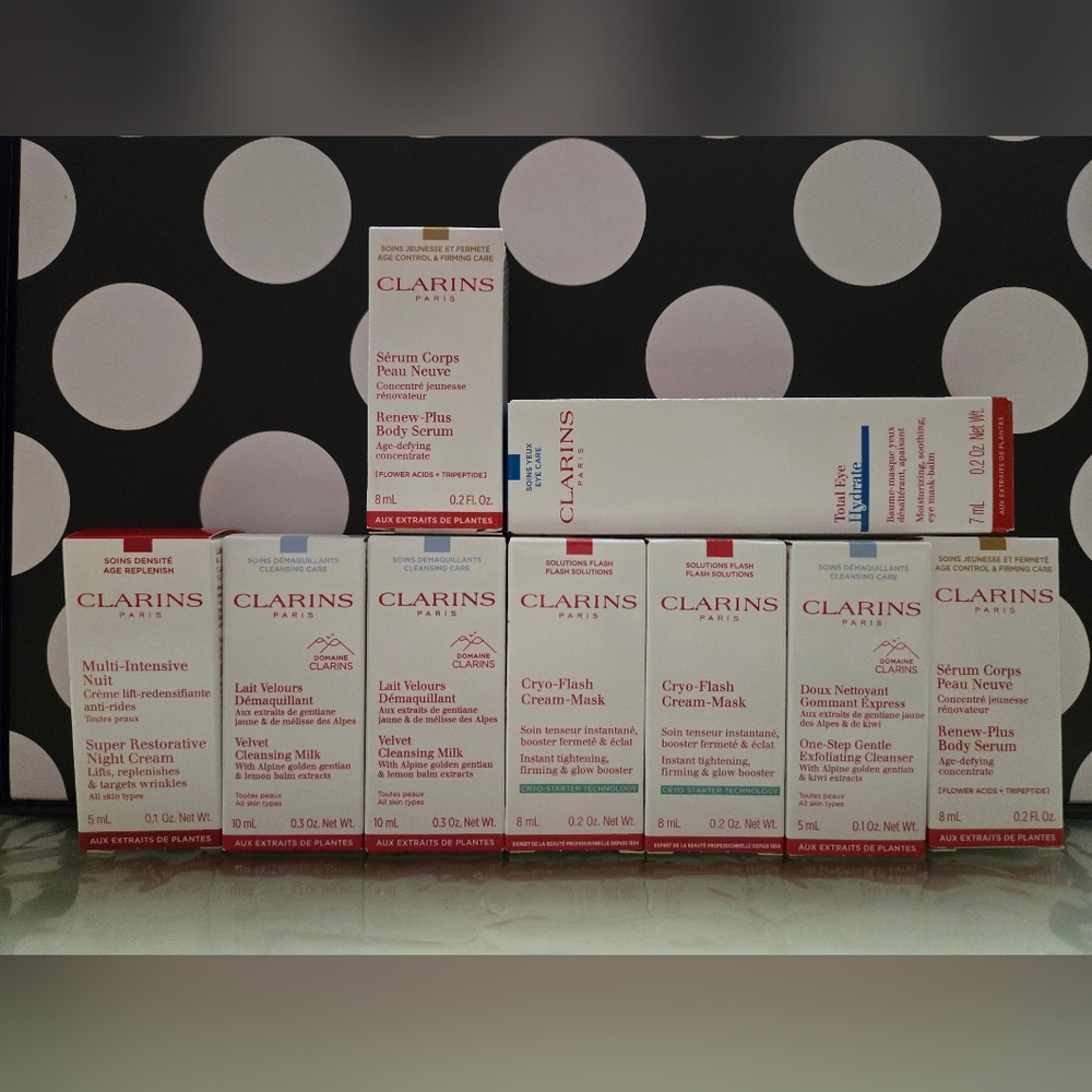 ✨️Clarins Skincare Minis Bundle✨️